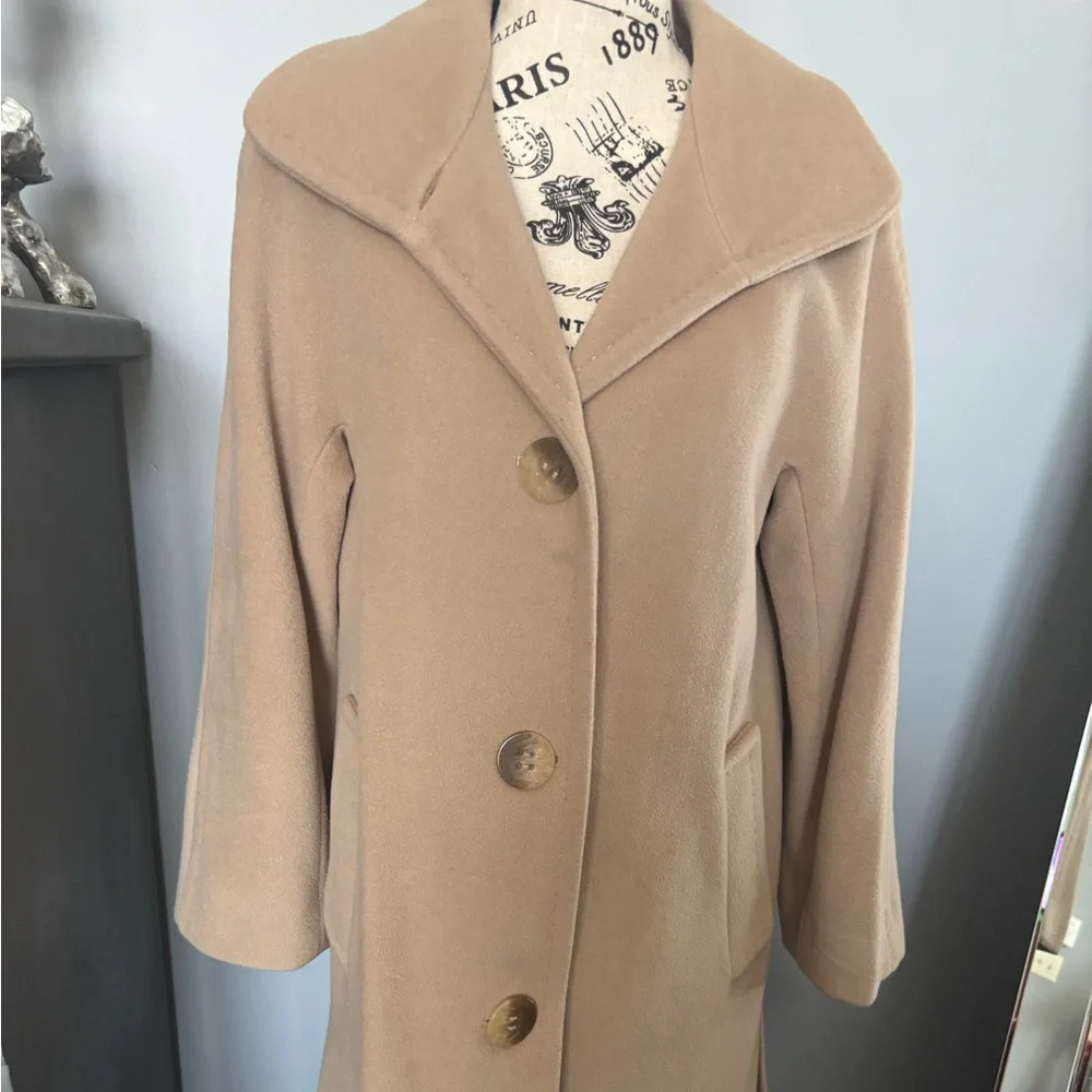 Calvin Klein Wool/Angora Short Coat - Picture 1 of 9